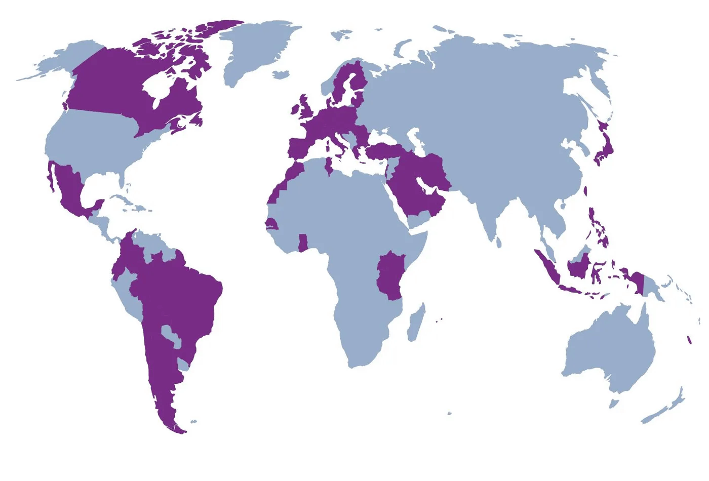 Needle Concept world map